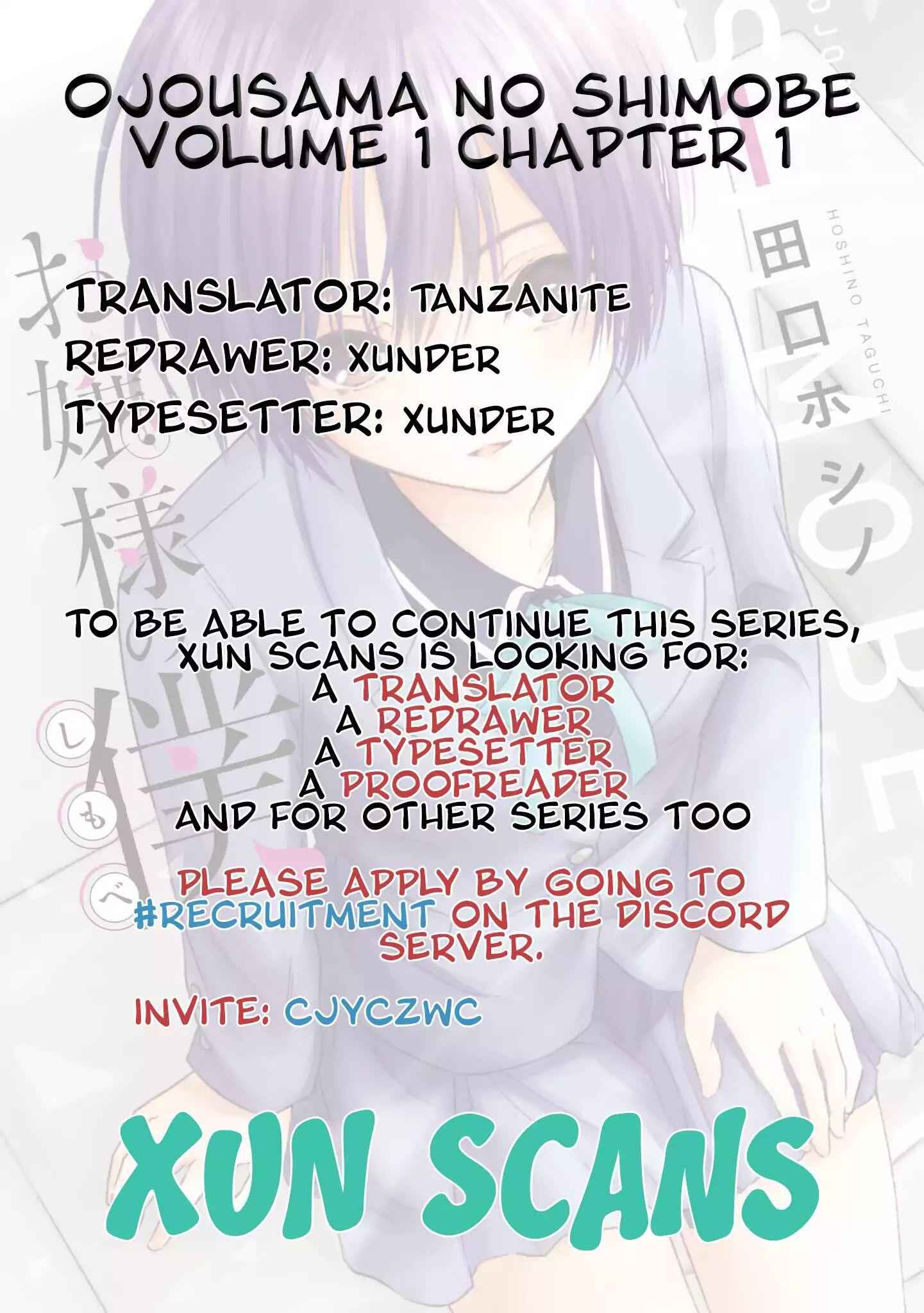 Ojousama No Shimobe Chapter 1 5